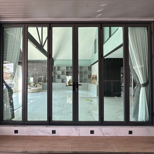 ประตูหน้าบ้านบานเลื่อน กระจก ยโสธร